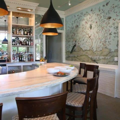 Mont Clair Danby honed cm marble installed bar top