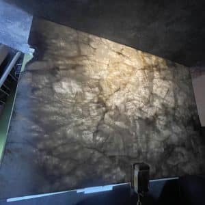 cm Crystallo Amber quartzite backlit